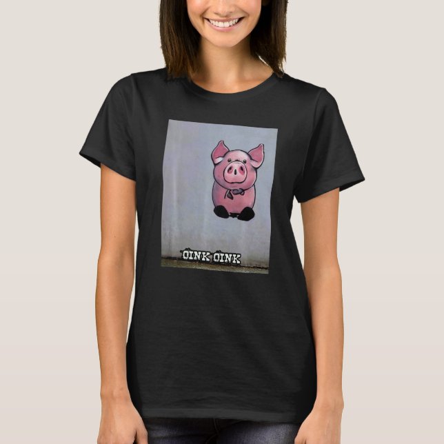 Cute Pig Piggie Oink Oink  1 T-Shirt (Vorderseite)