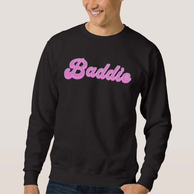 Cute Pink Baddie Sweatshirt (Vorderseite)