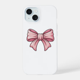 Cute Pink Bow Coquette Aesthetic iPhone Case iPhone 15 Hülle