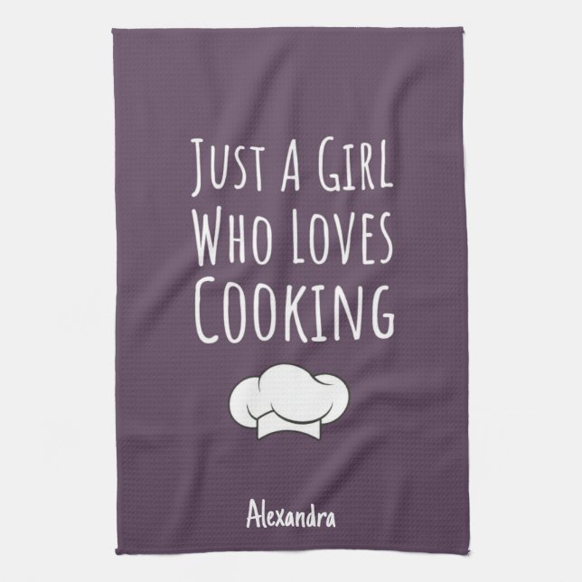 Cute Pink Cooking Gifts For Baby Girls Kids Cook Geschirrtuch (Vertikal)