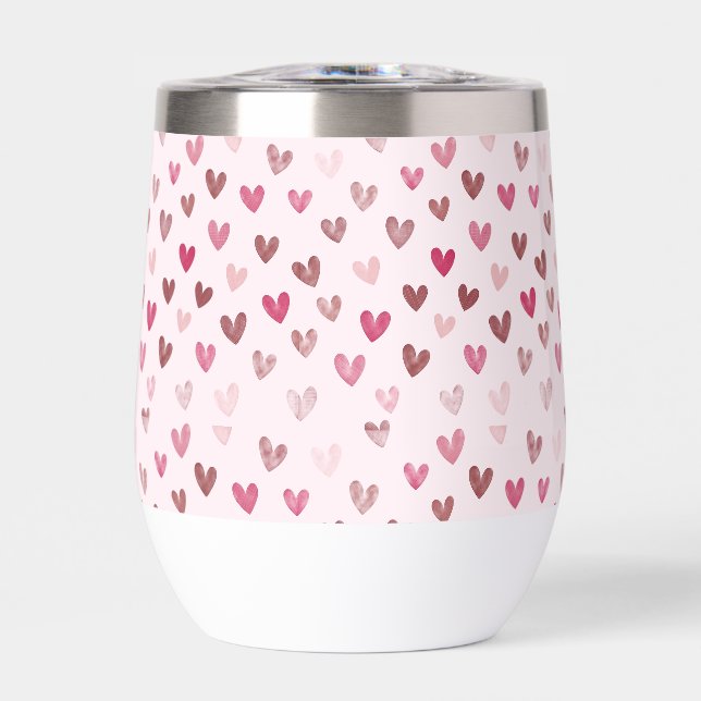 Cute Pink Heart Pattern – Romantic &Stylish Design (Vorderseite)