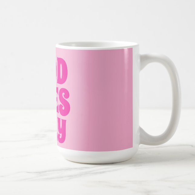 cute pink mug that just instantly makes you smile kaffeetasse (Rechts)