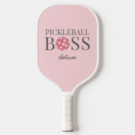 Cute Pink Pickleball Boss Schläger