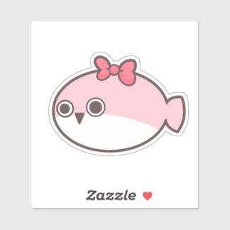 Cute Pink Sakabambaspis Aufkleber