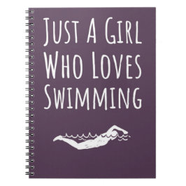 Cute Pink Swimming Gifts For Baby Girls Kids  Notizblock