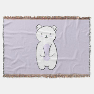 Cute Polar Bear Decke