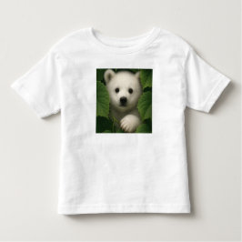 “Cute Polar Bear Kids T-Shirt – Winter Animal Tee