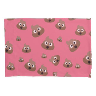 Cute Poop Emoji Pattern Kissenbezug