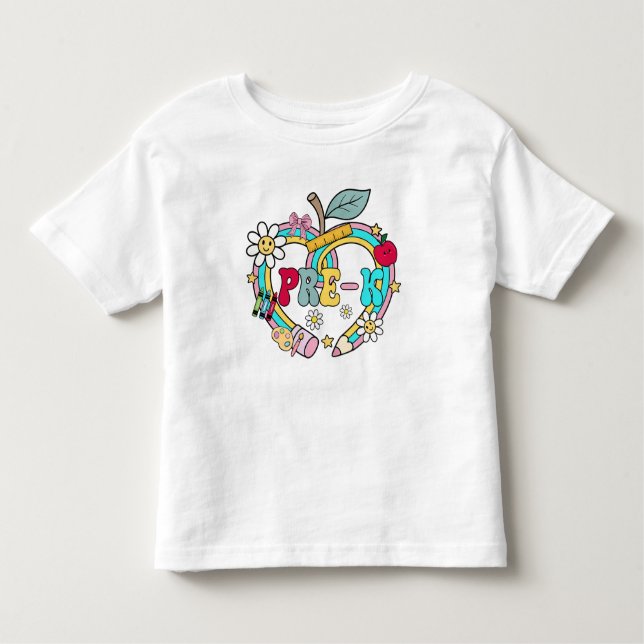 Cute Pre-K Toddler T-shirt (Vorderseite)