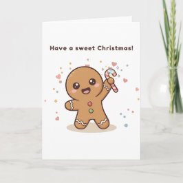 Cute Puchi Dōshi Gingerbread Card Karte