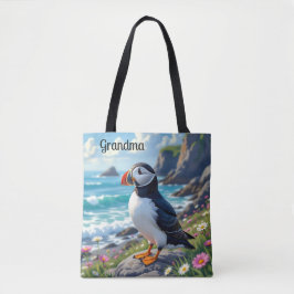 Cute Puffin on the Seashore themed Personalized