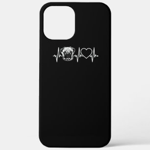 Cute Pug Dog Heartbeat Love Pug Case-Mate iPhone Hülle