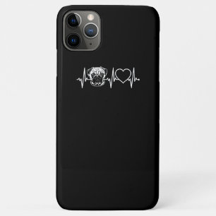 Cute Pug Dog Heartbeat Love Pug Case-Mate iPhone Hülle