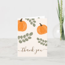 Cute Pumpkin Eucalyptus Fall Baby Shower