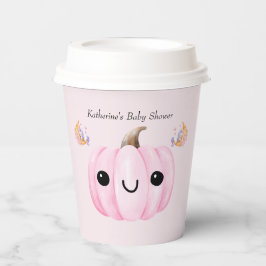 Cute Pumpkin Is On The Way | Halloween Baby Shower Pappbecher