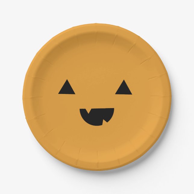 Cute Pumpkin Pappteller (Vorderseite)