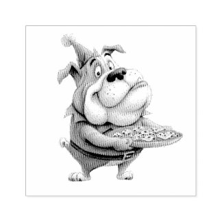 Cute Puppy Christmas Cookies Gummistempel