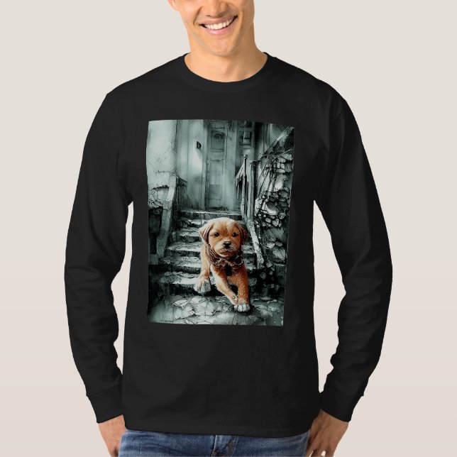 Cute Puppy Dog Clothes Idea  for Men Women and Tee (Vorderseite)