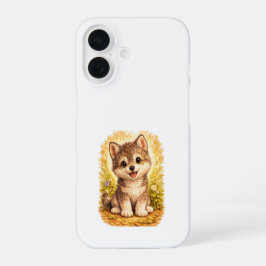 Cute Puppy Dog iPhone 16 Case Kawaii Pet Hülle