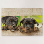 Cute Puppy Dog Puzzle<br><div class="desc">A picture puzzle that will bring hours of pleasure to anyone who loves dogs. Ideal as a gift or for your own pleasure.</div>