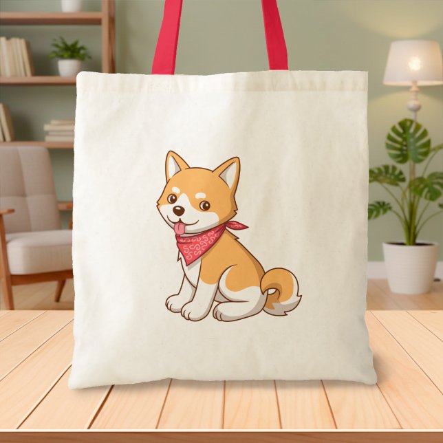 Cute Puppy Dog Shiba Inu Tragetasche (Von Creator hochgeladen)