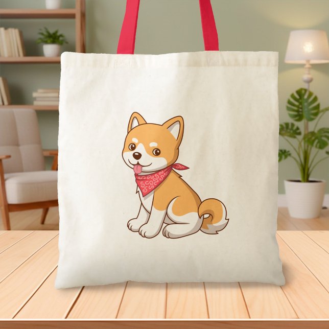 Cute Puppy Dog Shiba Inu Tragetasche (Von Creator hochgeladen)