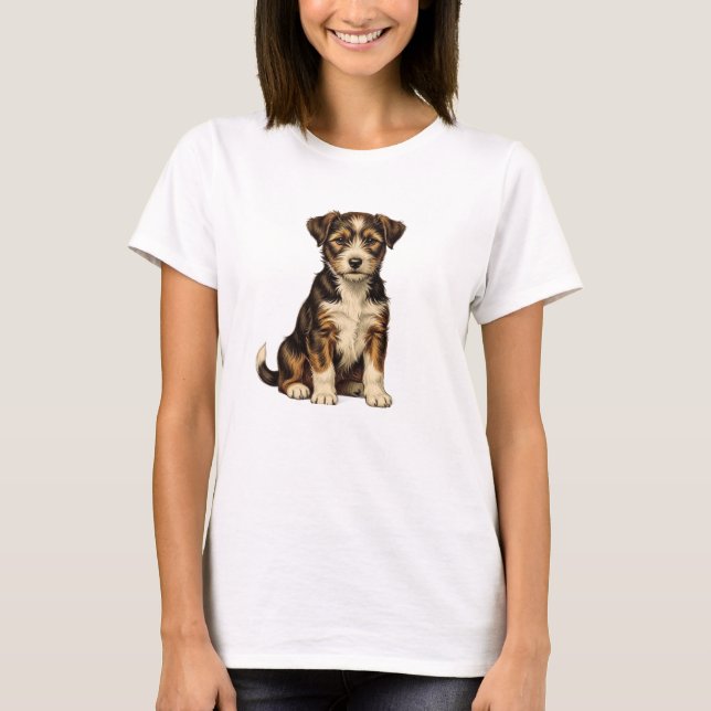 Cute Puppy Dog T-Shirt for Women | Adorable German (Vorderseite)
