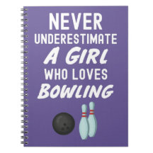 Cute Purple Bowling Gifts For Baby Girls Kids