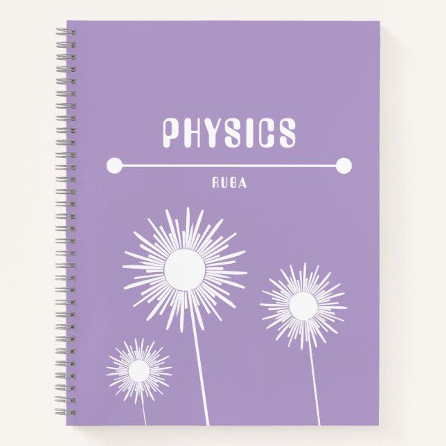Cute purple Notebook Notizbuch (Vorderseite)