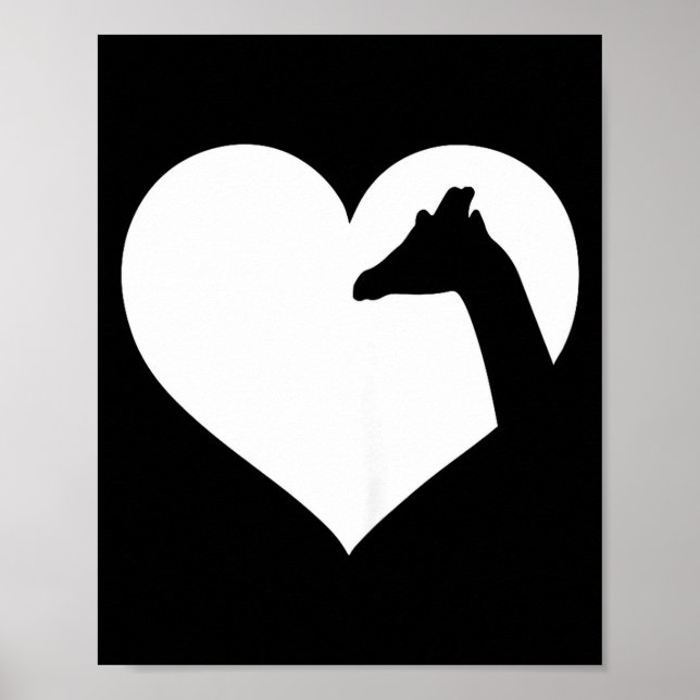 Cute Purple Or Nk Giraffe  Poster (Vorne)