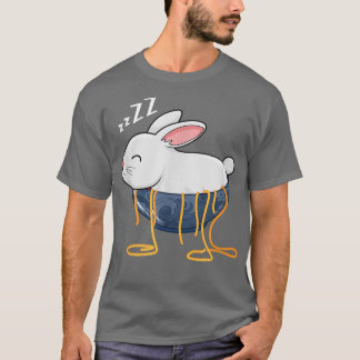 Cute Ramen and Bunny Funny Anime Noodle Japanese R T-Shirt