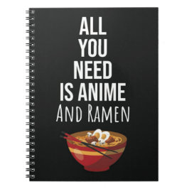 Cute Ramen Anime Gifts Otaku Food Japan Kaiwaii Notizblock