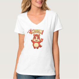 Cute Red Horse 2026 Year Of Te Horse T-Shirt