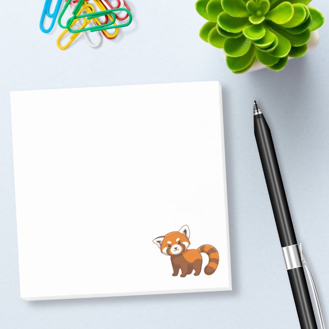 Cute Red Panda Post-it Klebezettel (Von Creator hochgeladen)