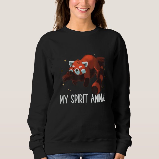 Cute Red Panda        Red Panda My Spirit Animal Sweatshirt (Vorderseite)