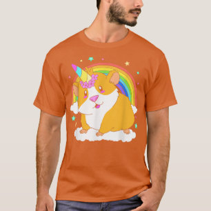 Cute Rodent Rainbow Guinea Pig Unicorn For Kids T-Shirt