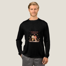 Cute Romantic Anime Couple - Love Moment Tri-Blend Shirt