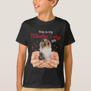 Cute Rough Collie This Is My Valentines Day Pajama T-Shirt