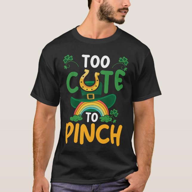 Cute Saint Paddys Irish Lucky St Patricks Day T-Shirt (Vorderseite)