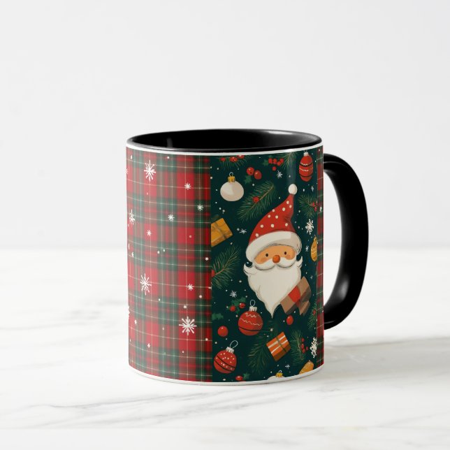 Cute Santa Christmas Mug Tasse (VorderseiteRechts)