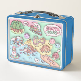 Cute Santa Cruz California Neighborhood Map UCSC Metall Brotdose