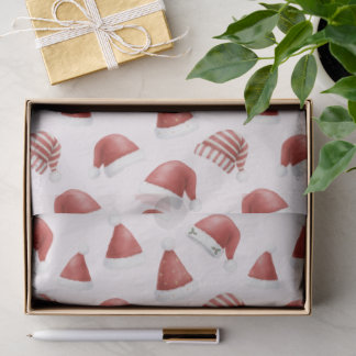 Cute Santa Hat for Girls Soft Pink Christmas Seidenpapier
