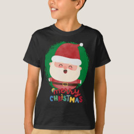 Cute Santa ,Merry Christmas T-Shirt