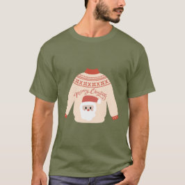 Cute Santa Ugly Christmas Sweater Unisex T-shirt