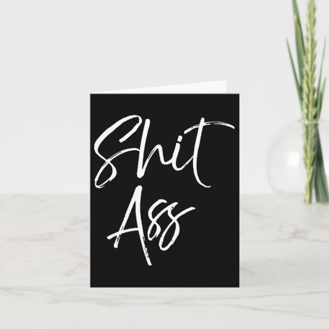 Cute Saying For Women Funny Quote Gag Gift Tank To Karte (Vorderseite)