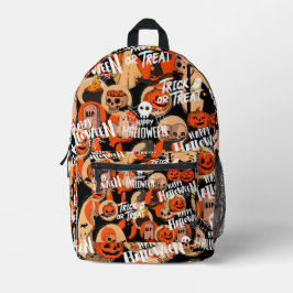  Cute & Scary Halloween Spooky vibes  Bedruckter Rucksack