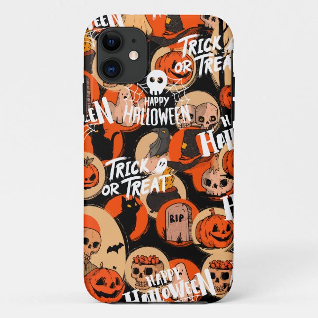  Cute & Scary Halloween Spooky vibes  Case-Mate iPhone Hülle (Rückseite)