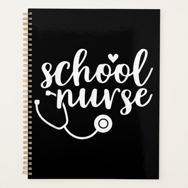 Cute School Nurse Appreciation Planer (Vorderseite)