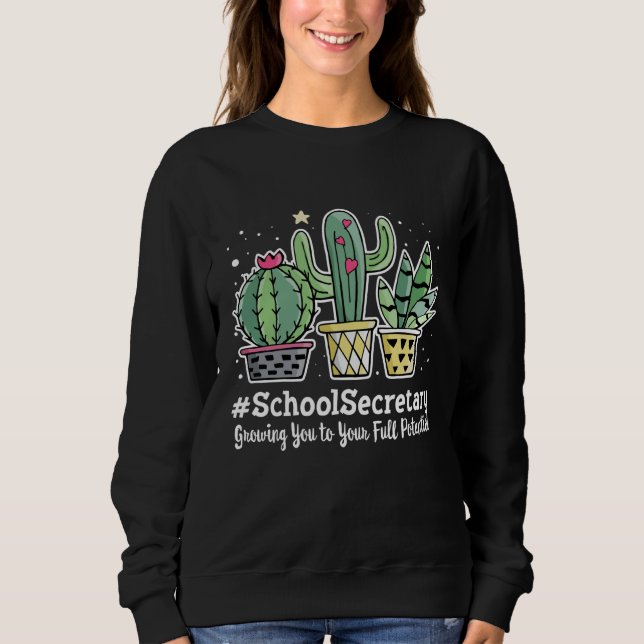 Cute School Secretary Appreciation Week Back to Sc Sweatshirt (Vorderseite)