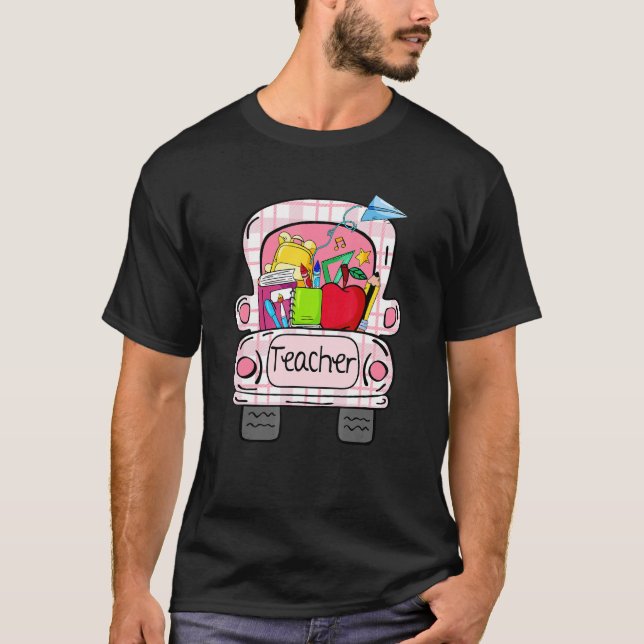 Cute School Teacher Life Back To School School Tru T-Shirt (Vorderseite)